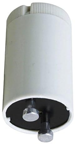 Merriway BH05730 (10 Pcs) Fluorescent Starter Switch with Condenser, Suitable For 2 - 6 Foot Tubes, Rated 4 - 80 Watts - Pack of 10 Pieces
