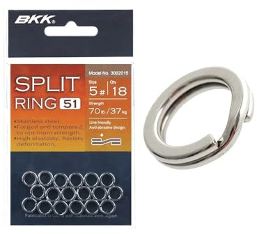 BKK Split Ring-51 Stainless 2# Sprengring