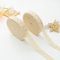 DAHI Spitzenband beige 26 meter Baumwolle Dekoband -2cm Vintage Spitzenborte Häkel-Borte für Basteln Nähen Hochzeit Deko Scrapbooking Geschenkbox (beige-B)