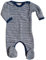 Lilano, Fleece Flausch Overall mit Fuß, 100% Wolle (kbT) (62, Blau/Natur)
