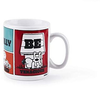 Excelsa Peanuts Große XL-Tasse, Porzellan, mehrfarbig, 1 Stück (1 Stück)