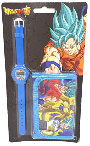TDL Dragon Ball Z Ensemble-Cadeau l'horloge + Portefeuille - Licence Officielle -Watch & Wallet