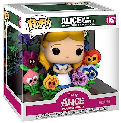 Funko Pop! Deluxe: Alice 70th– Alice with Flowers - Alice in Wonderland - Figurine en Vinyle à Collectionner - Idée de Cadeau - Produits Officiels - Jouets pour Les Enfants et Adultes - Movies Fans