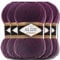 Alize 5 x 100g Lanagold Classic Türkische Premium Wolle Baumwolle und Acryl Uni Handstrickgarne | Yarn | Garn | Strickgarn Einfarbig Baby zum Häkeln Stricken Kleidung Schals (Plum | 111)