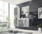 PIASKI Conjunto de Muebles de baño Montreal, Juego de Muebles baño pequeño, Lavabo Incluido, Distintos Colores (Blanco/Gris Brillo)