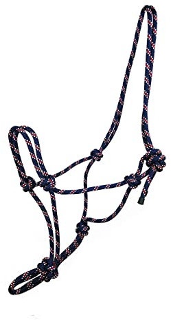 York Halfter Knotenhalfter Spirit Pferdehalfter (Pony, dunkelblau)