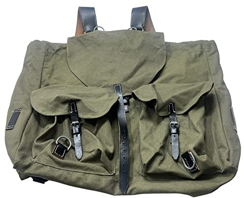 warreplica Deutscher Gebirgsjäger-Rucksack M31 der Wehrmacht aus dem 2. Weltkrieg/Modell 1941, OD-Grün, Reproduktion