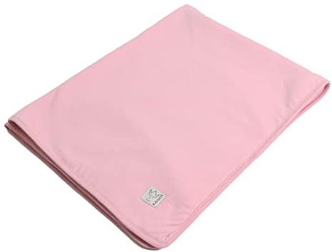 Kaiser 65318491 Jersey Blanket Winter Babydecke für Babyschale Pucktuch Neugeborene für Herbst/Winter geeignet Kuscheldecke 75 x 100 cm Fb. Birdal Rose