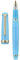 Jinhao 82 Acrylic Fountain Pen, Iridium Medium Nib with Ink Converter, Transparent Sea Blue Classic Design Smooth Writing Pen (Gold Trim)