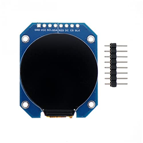 Ctwezoikmt 1,28 TFT LCD Display Modul Komponente Runde RGB 240X240 GC9A01 Treiber 4 Draht SPI Schnittstelle 240X240 Auflösung Adapter PCB