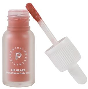 Profusion Cosmetics Lip Glaze Hydrating Glossy Stain, Moisturizing Tinted Lip Balm With Lightweight formula, Provides Pretty and Cute Design