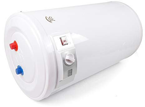 vinnyooc 2000 W Chauffe-eau électriques, 50L Réservoir électrique, Chauffe-eau Instantané, Ballon Eau Chaude Accumulateur Affichage à écran LED