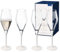Villeroy & Boch – Manufacture Rock blanc Sekt-/ Champagnerglas Set 4 teilig Weiß, Gläser für Sekt und Prosecco, Sektgläser Set, Sektflöten, Außergewöhnliche Gläser, Champagnerkelche, Kristallglas