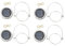jojofuny Solar-Einmachglasdeckel 4 Sätze Mason Jar String Lights Deckel glas licht deckel Ersatzdeckel für Einmachgläser LED Einmachglas Laternenpfahl Startseite Rostfreier Stahl