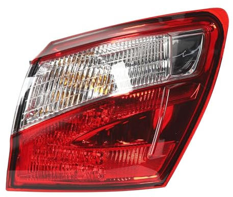 TMXM Auto Rücklicht Multifunktion Heckleuchten für Nissan Qashqai J10 SUV 2010 2011 2012 2013 2014 Schlussleuchte Montage Hintere Bremsleuchte Äußeres Rücklicht Zubehör,A-Right 26550 BR00A