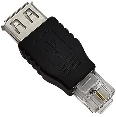siduytin Características de Seguridad Incluidas en USB 0 Conector USB Hembra a RJ11 para ABS USB 2.0 USB-Hembra a RJ11 Conector RJ11 a USB
