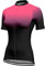 Chickwin Radtrikot Kurzarm Damen, Gradientenfarbe Fahrradtrikot Sommer Elastische Fahrradbekleidung Fahrrad Top MTB T Shirt Atmungsaktive Cycling Jersey Bekleidung für Radsport