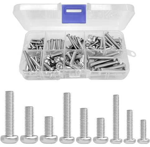 115 tornillos de cabeza alomada Torx (ISR), M3/M4/M5, tornillo antirrobo, ISO 7380 de acero inoxidable A2, tornillo de cabeza alomada con hexágono interior, tornillo de cabeza plana de acero