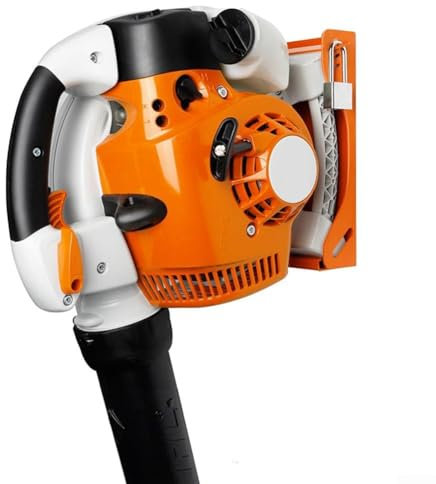 Hasaller Blower Rack Handheld Blower Holder Mount Rack Heavy Duty Wall Rack Garden Blowers Cordless Leaf Blower Battery Leaf Blower Electric Leaf Blower for Dust Snow Debris Yard Work Around The House