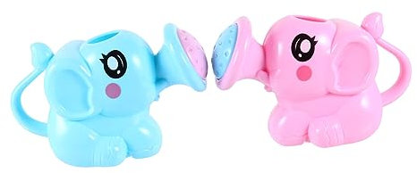 BESTonZON Juguetes De Baño De Elefante 2 Piezas Rociador De Baño para Niños Y Niñas Regadera De Elefante Juguetes Divertidos para Niños