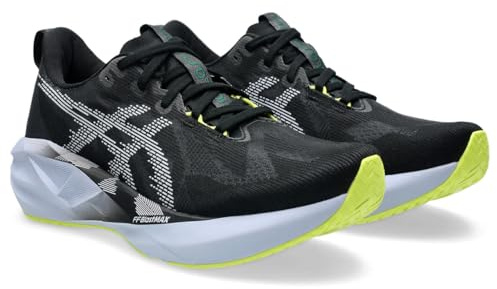 ASICS Herren Novablast 5 Sneaker, Schwarz Blau Fade, 43.5 EU