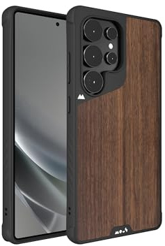 Mous für Samsung Galaxy S25 Ultra Hülle Kompatibel mit MagSafe, Limitless Walnuss -Stoßfest