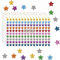 1500 Stück 10 Farben Star Sticker Sterne Aufkleber, 1cm Selbstklebend Dekorative Stern Aufkleber für Scrapbooking, Grußkarten, Geschenke, Basteln, Kalende DIY Scrapbooking Belohnungsdiagramm