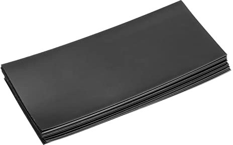 20pcs 29.5mm Flat 72mm Manicotti Batteria Avvolge PVC Tubi termorestringenti per batteria 18650 Nero[, ]
