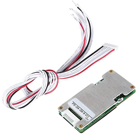 VIFERR Protection Board, 24V 20A 7S Lithium Li-ion 18650 Battery BMS Protection Board with Balancing for Lithium Li-ion LiFePO4 Battery Pack