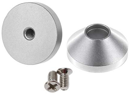 YIZITU 2Pcs Mechanical Keyboard Feet Anodized Aluminum Feet Insulation Feet Metal For Case With Screws Laptop