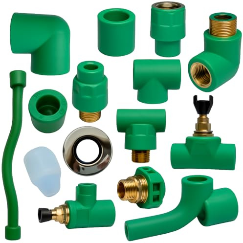 Raccordi a Saldare in PPR per Tubi in Plastica – Raccordi Idraulici Termosaldabili per Impianti Acqua Potabile, Riscaldamento e Irrigazione – LEMAG SRL (manicotto 20x1,2 maschio)