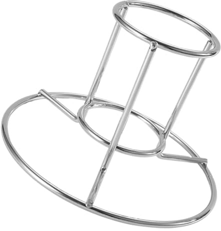 Angoily Edelstahl Hähnchenhalter Grillgestell für Backofen und Gasgrill Langlebiger Rostfreier Bräterständer mit Ergonomischem Design für Saftiges Fettarmes Brathähnchen Einfach zu