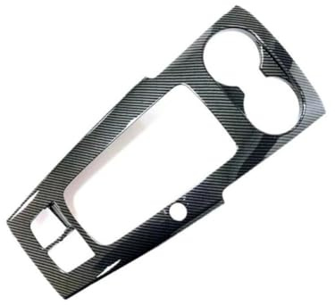 VBCXGV Carbon Black Car Gear Shift Panel Decorative Trim Water Cup Holder Frame Cover Decals, For Audi A3 8V 2013-2020