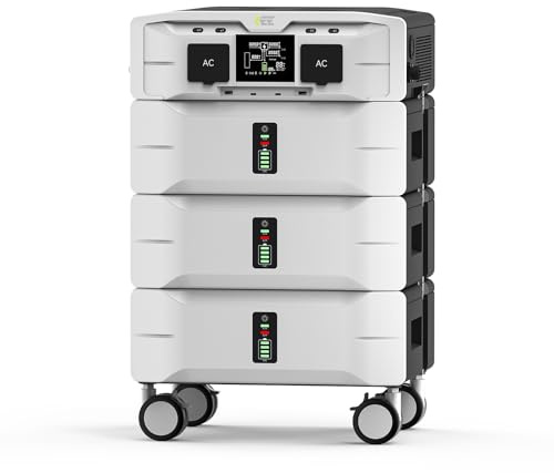 IEE 7680Wh Estación de Energía Portátil SE5000, 5000W (9000W Pico) | Generador Solar, Ampliable Hasta 10 kWh, App, 11 Puertos, Batería LiFePO4, Power Station para Camping, Caravana y Emergencias