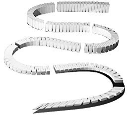Woodland Scenics ST1410 2 percent x 2' Incline/Decline Set 0-4 in 16' (x8/set)
