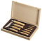 Opinel - Coffret Collection 10 Couteaux de Poche - N°02, 03, 04, 05, 06, 07, 08, 09, 10 et 12 - Lame Acier Inox, Manche Bois de Hêtre - Fabrication Française