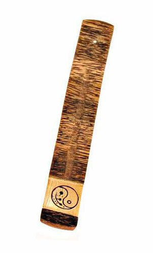 Berg Räucherstäbchenhalter aus Sheesham-Holz - Yin Yang Africa Style