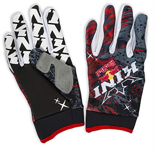 Kini Red Bull Revolution Gloves - L – Motocross-Handschuhe für Herren, Motorsport, Handschutz, Gepolsterte Daumen, Atmungsaktiver Mesh