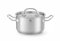 HENDI Marmite, médiane, couvercle avec trous de vapeur, pot de cuisson, casserole, braisière, faitout, convient à toutes les sources de chaleur, lavable au lave-vaisselle, 6L, ø240x(H)135mm, inox