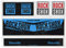 IDIQIB Ecoshirt Sticker Shock Rock Shox Monarch Plus Rc3 Am203 Aufkleber Decals Autocollants Stoßdämpfer MTB Downhill blau