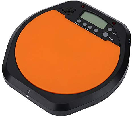 Dilwe Schlagzeug Metronom, Digitale elektronische Schlagzeuger Trainings Praxis Auflage LED Anzeigen Trommel mit Kopfhörer, Schlagzeug