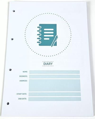 Updated For 2026 Safer Food Better Business for Caterers 13 Month Diary + 13 Month Fridge/Cold Room/Display Chill Temperature Records Hole Punched