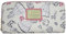 Loungefly Disney Beauty and The Beast Belle Pink Allover Print Zip Around Wallet (Multicolored)