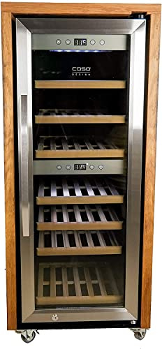 Palatina Werkstatt ® Cave à vin exclusive | fabriquée à la main à partir de douelles de vieux fûts de vin | Roulable et très silencieux | 38 bouteilles | Pièce unique absolue | VK : 2499 €