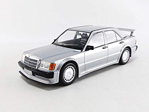 paul's model art gmbh Minichamps 155036001 - Mercedes Benz 190E 2.5-16 Evo 1 Silver - maßstab 1/18 - Sammlerstück Miniatur