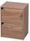 Iris Ohyama, Bücherregal, Möbel mit 2 Türen und 2 Regalen, Einfache Montage, Design, Modular, Büro, Schlafzimmer, Wohnzimmer - Module Shelf MDB-2D - Hellbraun