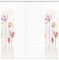 HOME WOHNIDEEN 94067 | 4er-Set Schiebegardine 'KUKAT', Digitaldruck auf Bambus-Optik, mit abstraktem Blumen-Motiv, 260x60cm, Farbe: Natur