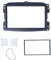Fascia Radio Stereo 2Din Cornice di Navigazione per DVD Audio con Controllo Centrale Misura per Fiat 500L 2012-2015