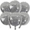 Discokugel-Luftballons – 4D-Kugel Spiegel Metallic Luftballons Disco Laser Folienballons