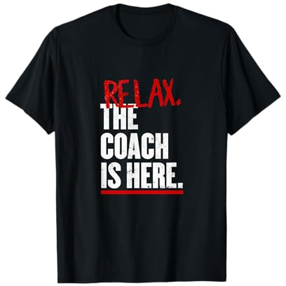 The coach is here regalo divertido entrenador de baloncesto Camiseta